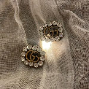 Gucci double g clip on earrings..missing original box